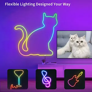 Smart DIY LED Neon Strip Set for Indoor/Outdoor Decoration